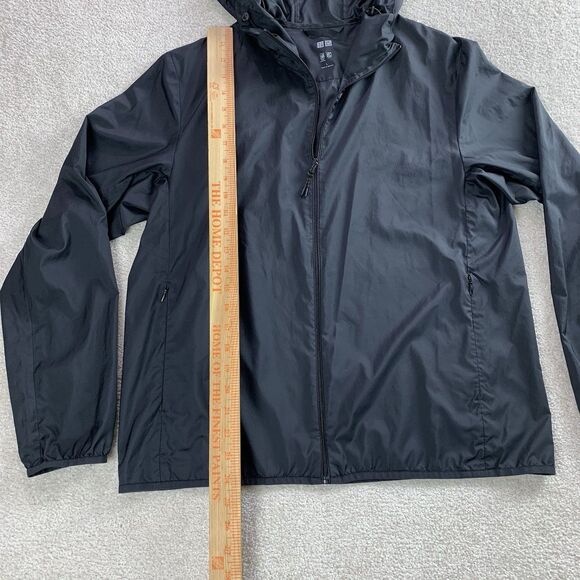 Uniqlo Jacket Womens Large Full Zip Hoodie Waterproof Lightweight UV Protection - Picture 8 of 10